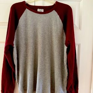 MENS LUCKY BRAND LONG SLEEVE THERMAL SHIRT SIZE XL
